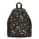 Eastpak JPRZL137 バックパック パッド入りパックル 花は黒く輝きます