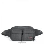 Eastpak JPRZL297 バッグ ウエストバッグダブル ブラックデニム - 画像 (2)