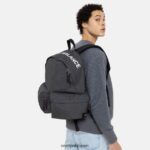 Eastpak JPRZL30 バックパック パッド入りダブル アンダーカバー ブラックデニム - 画像 (3)