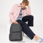 Eastpak JPRZL80 バックパック パッド入りダブル ブラックデニム